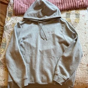 Grey Oversized Adidas Hoodie